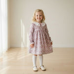 Love George Pink Floral Corduroy Dress