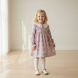 Love George Pink Floral Corduroy Dress