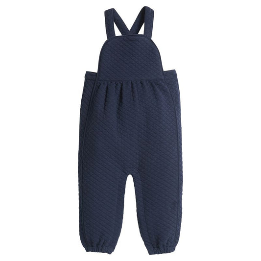 Little Englsh Navy Quilted Overall