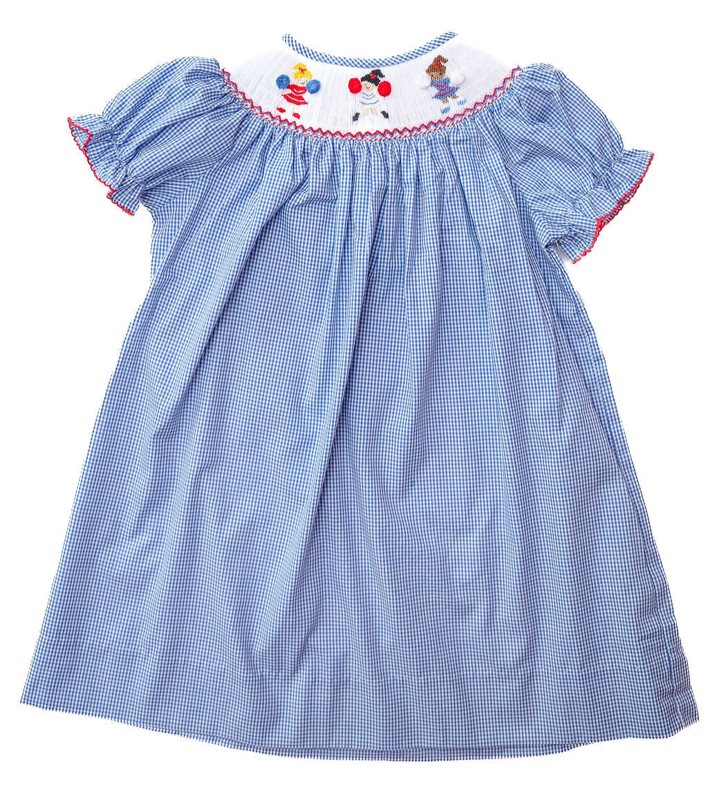 Ruth and Ralph Red, White and Blue Cheerleaders Helen Dress
