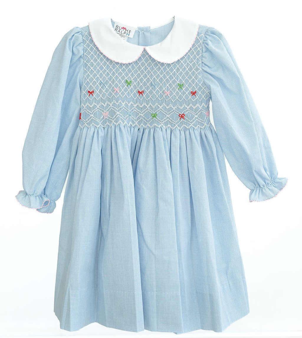 Ruth and Ralph Holiday Funfetti Bows Dress