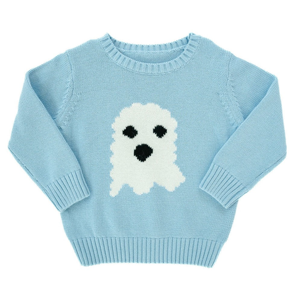 Ruth and Ralph Blue Ghost Sweater