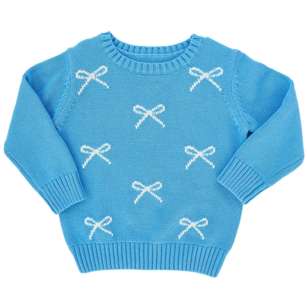 Ruth and Ralph Blue Bows Sweater