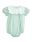 Ruth and Ralph Scalloped Green Bib Bubble