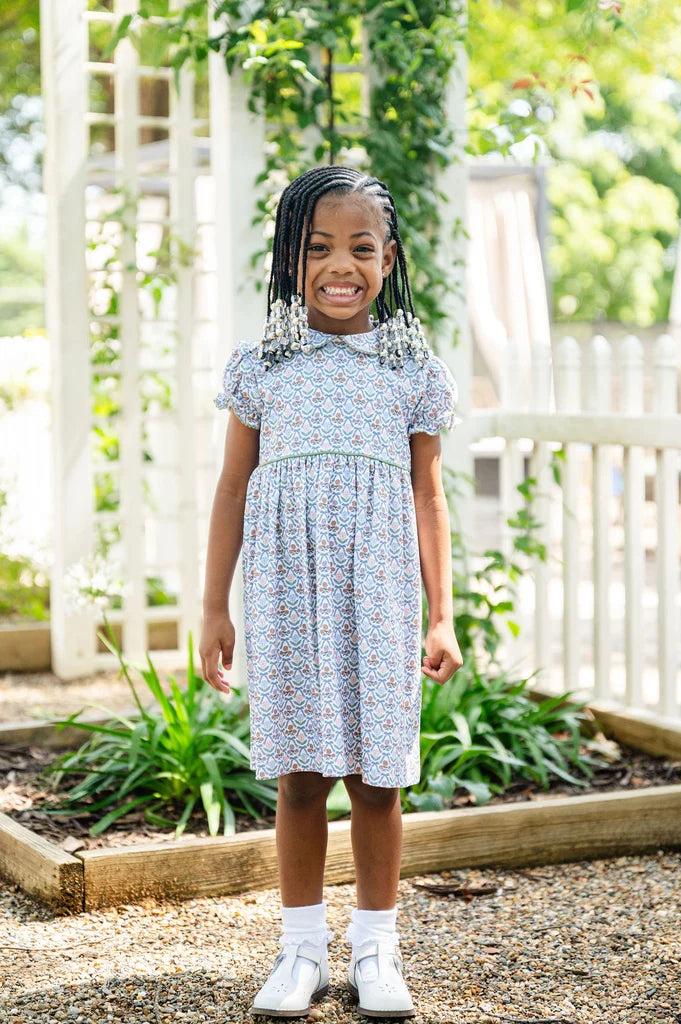 Ruth and Ralph Green Retro Bows Libby Dress