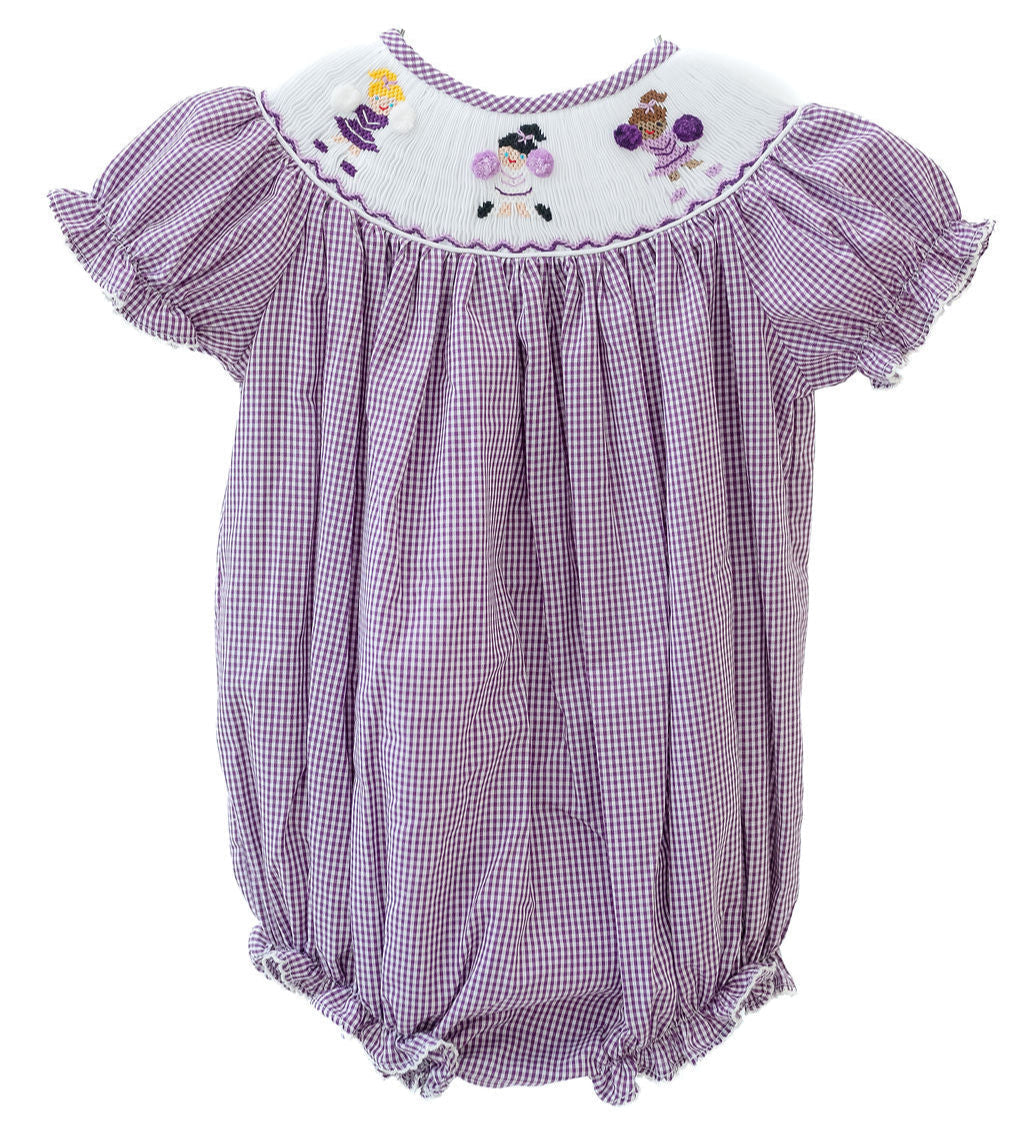 Ruth and Ralph Purple Cheerleaders Birdie Bubble