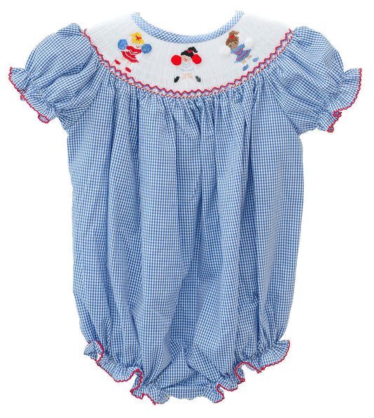 Ruth and Ralph Red, White and Blue Cheerleaders Birdie Bubble