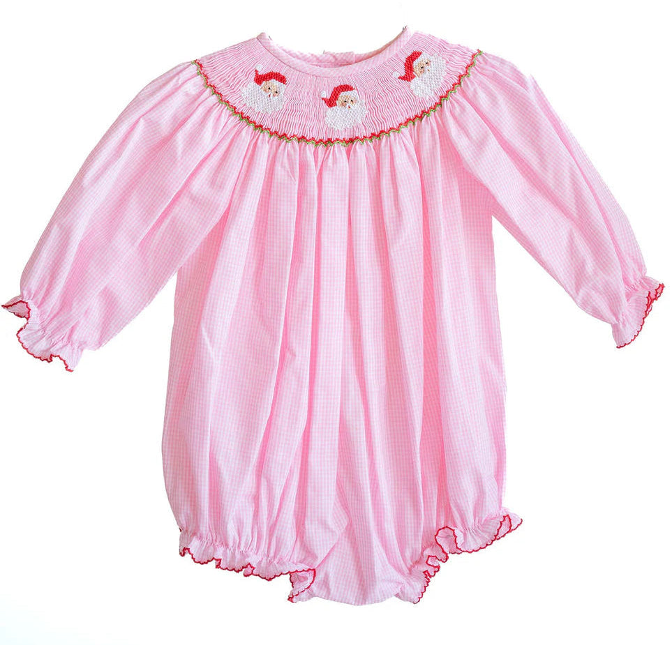 Ruth and Ralph Santa Claus Smocked Birdie Bubble