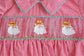 Ruth and Ralph Cowboy Santa Boy's Red Smocked Henry Bubble