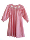 Ruth and Ralph Cowboy Santa Helen Smocked Red Dress