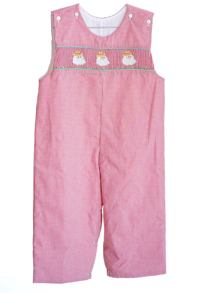 Cowboy Santa Smocked Norman Longall