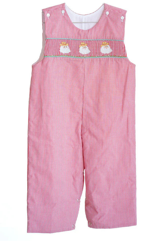 Cowboy Santa Smocked Norman Longall