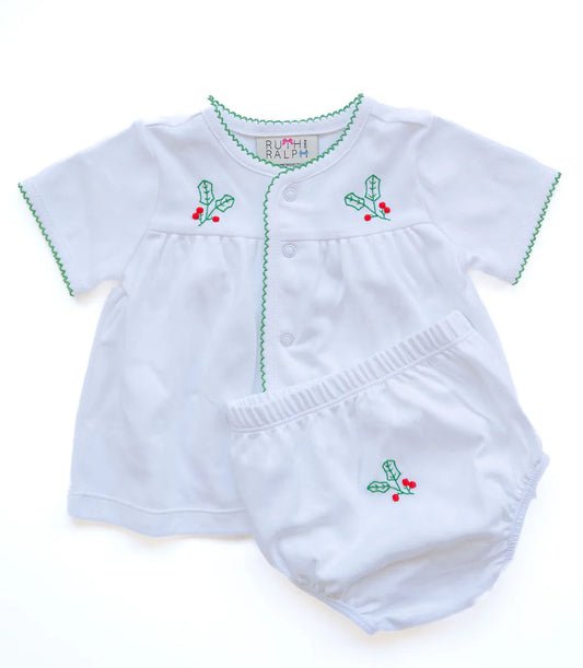 Ruth and Ralph Holly Layette Set