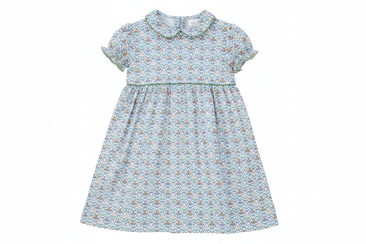 Ruth and Ralph Green Retro Bows Libby Dress