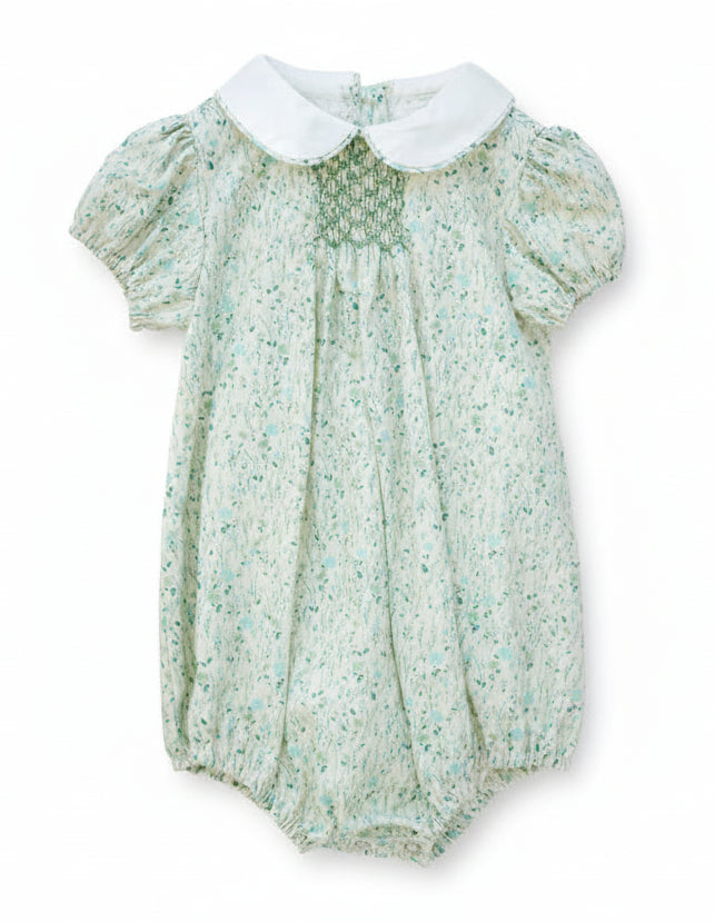 Aqua Floral Emmie Bubble