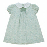 Ruth and Ralph Aqua Floral Sadie Dress