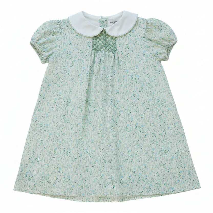 Ruth and Ralph Aqua Floral Sadie Dress