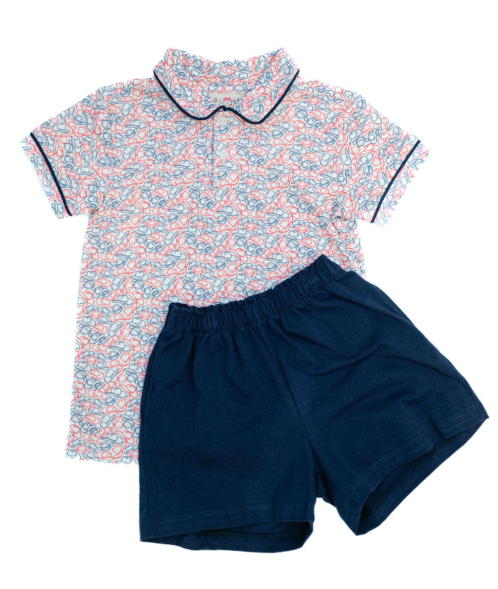 Ruth and Ralph Cowboy Hats Shep Polo Set