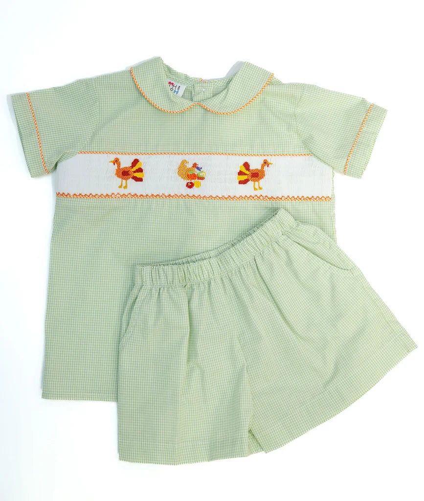 Ruth and Ralph Thanksgiving Samuel Shorts Set