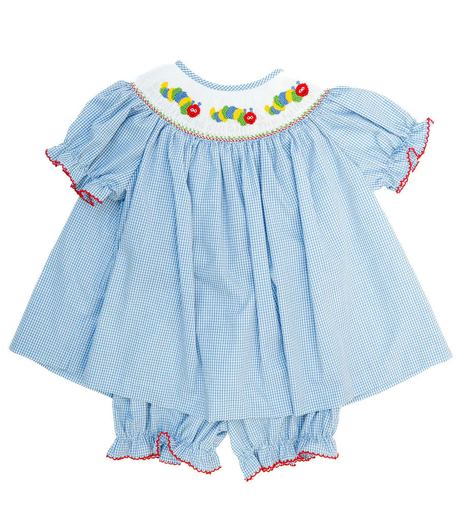 Ruth and Ralph Back to School Caterpillars Annabelle Bloomer Set
