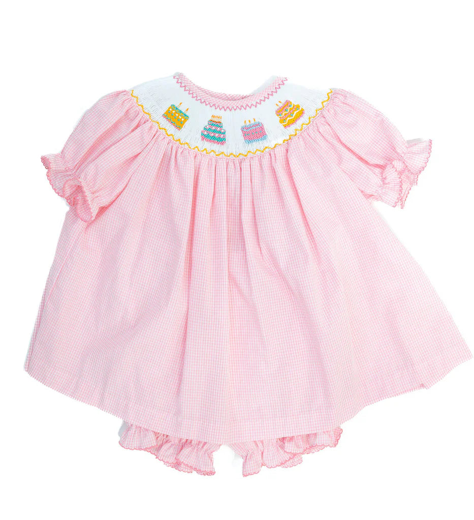 Ruth and Ralph Pink Birthday Cakes Annabelle Bloomer Set