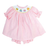 Ruth and Ralph Pink Birthday Cakes Annabelle Bloomer Set