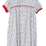 Ruth and Ralph Football Print Pima Catherine Dress
