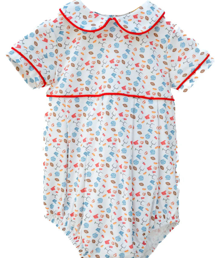 Ruth and Ralph Football Print Pima Alexander Bubble