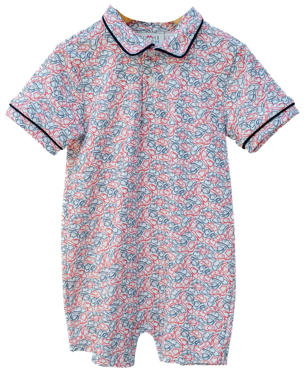 Ruth and Ralph Cowboy Hats Harold Romper