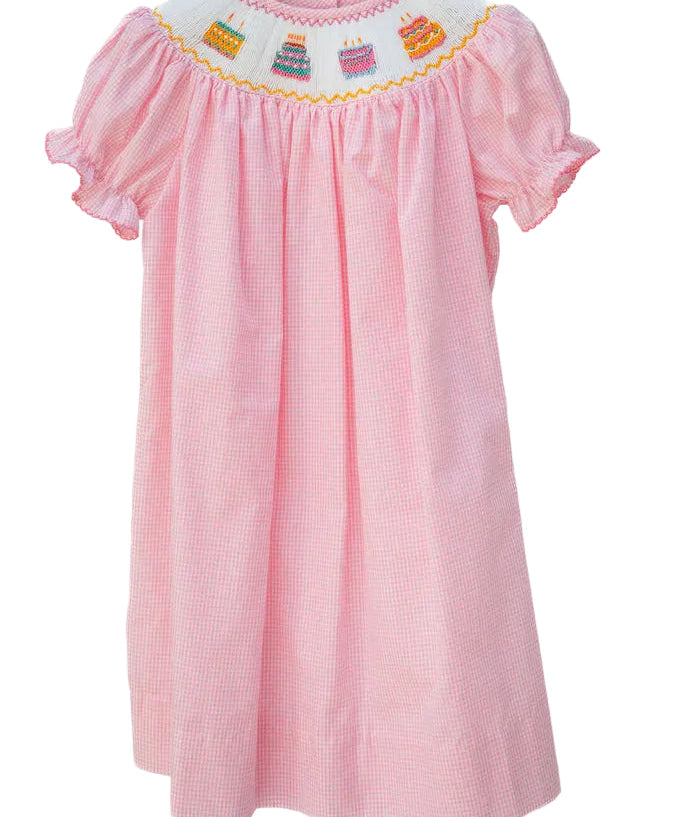 Ruth and Ralph Pink Birthday Cakes Helen Dress