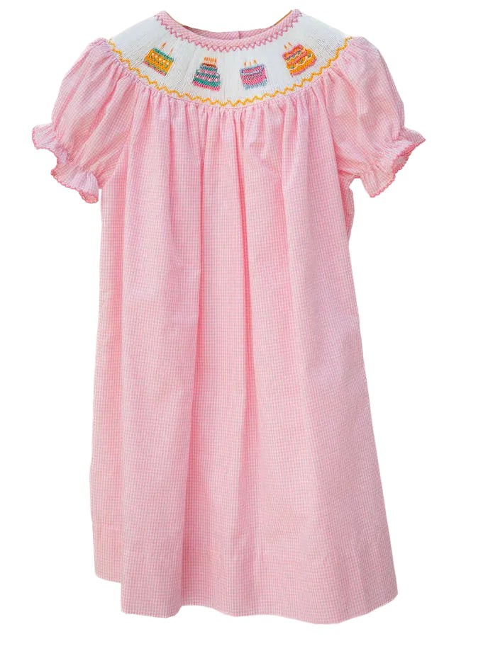 Ruth and Ralph Pink Birthday Cakes Helen Dress