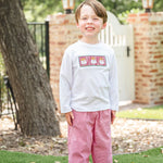 Smocked Ruth and Ralph Cowboy Santa Beau Pant Set