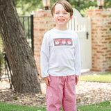 Smocked Ruth and Ralph Cowboy Santa Beau Pant Set