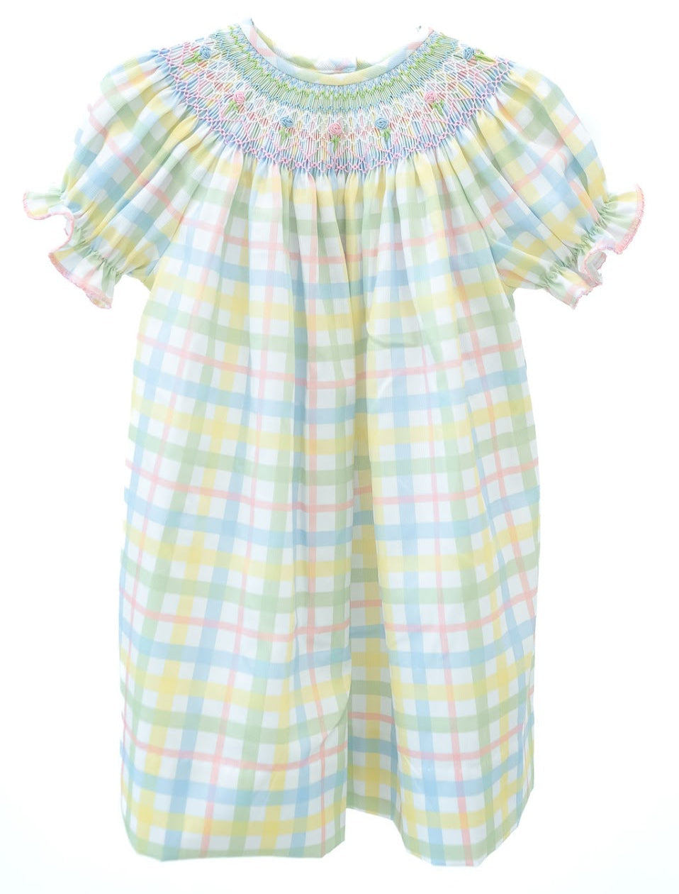 Ruth and Ralph Pastel Plaid Helen Dress