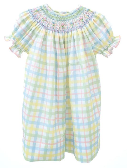 Ruth and Ralph Pastel Plaid Helen Dress