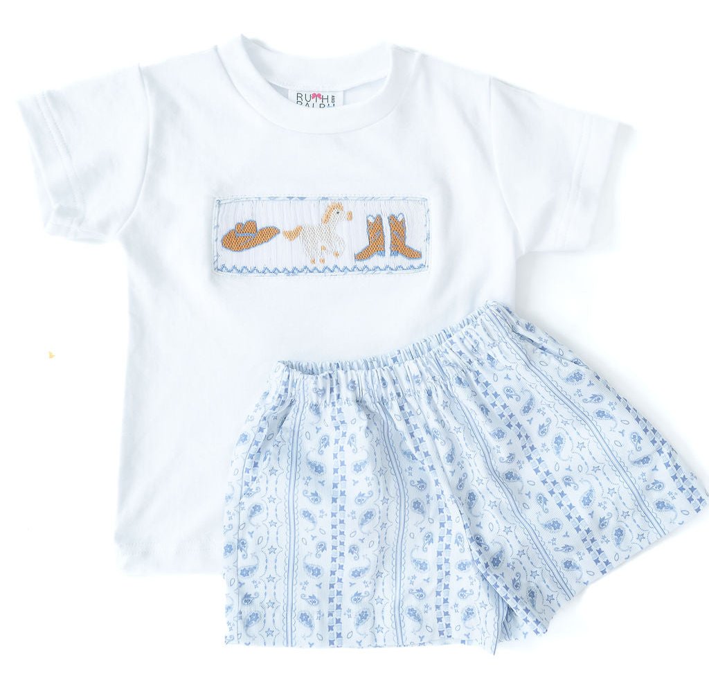 Ruth and Ralph Rodeo Beau Shorts Set