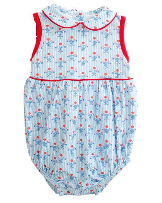 Ruth and Ralph Patriotic Floral Pima Emma Bubble