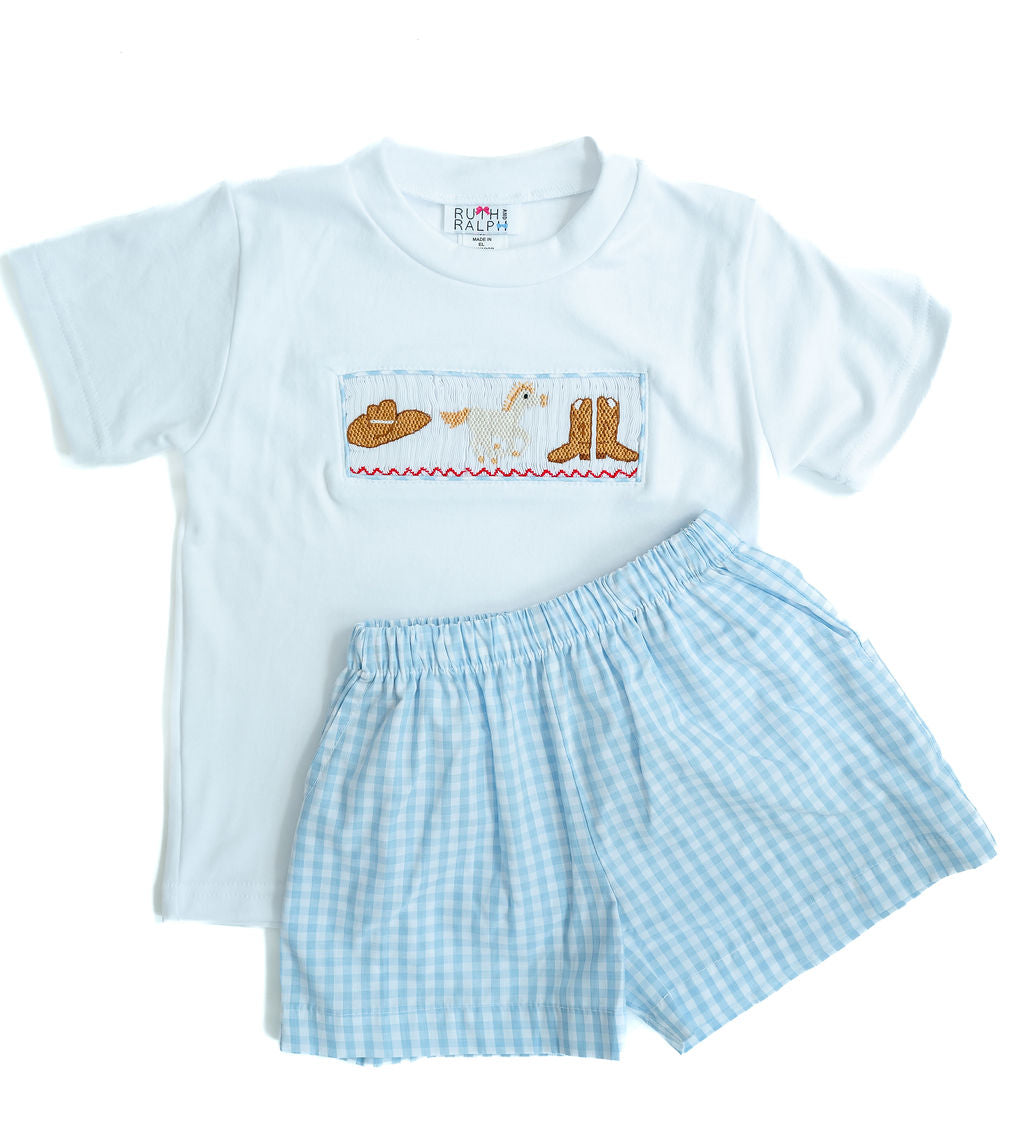 Ruth and Ralph Rodeo Beau Shorts Set
