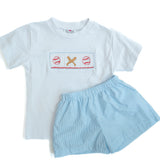 Ruth and Ralph Baseball Beau Shorts Set