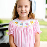 Ruth and Ralph Pink Birthday Cakes Helen Dress