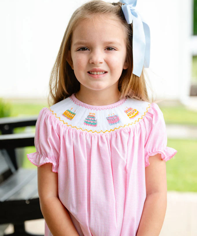 Ruth and Ralph Pink Birthday Cakes Helen Dress