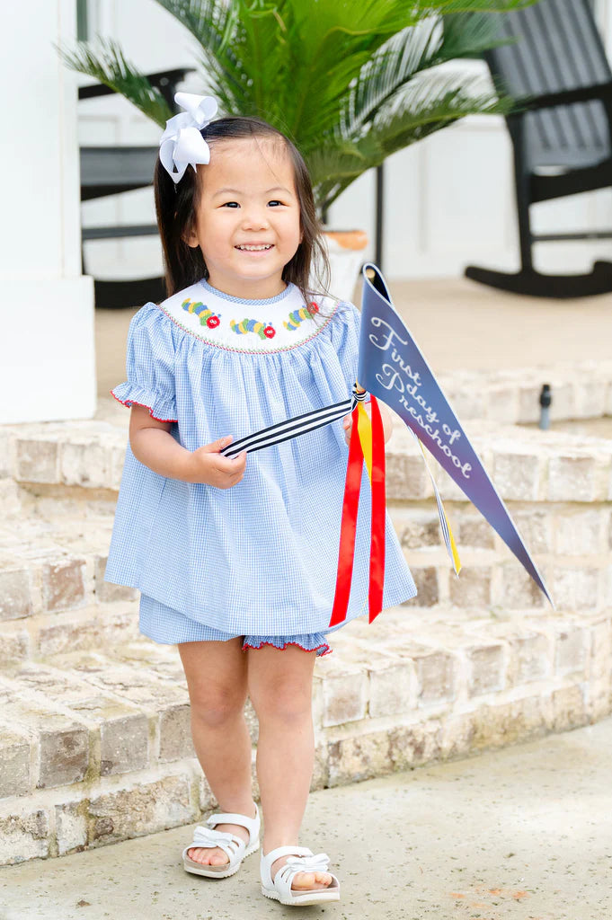 Ruth and Ralph Back to School Caterpillars Annabelle Bloomer Set