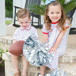 Ruth and Ralph Football Print Pima Catherine Dress