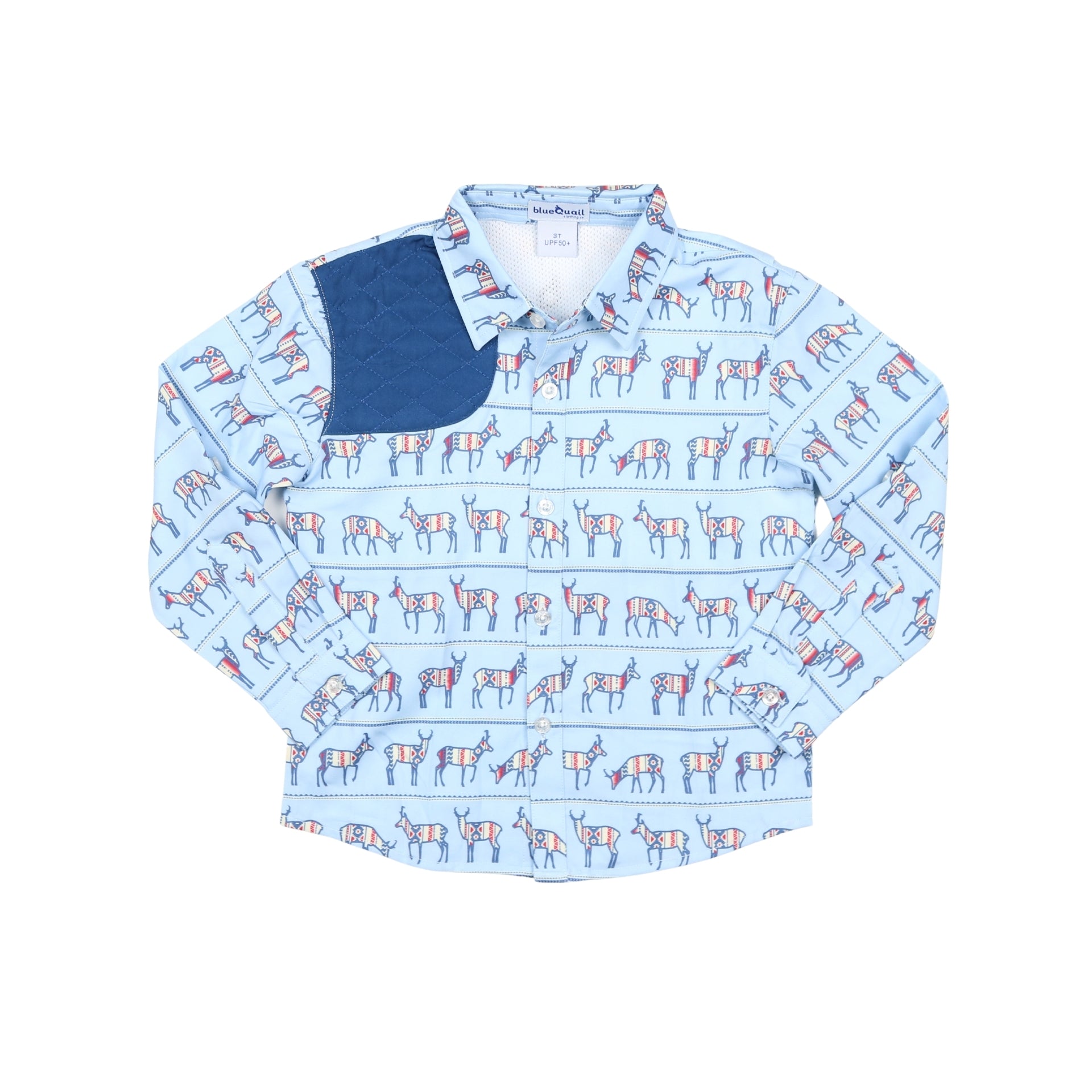 BlueQuail Pronghorn Long Sleeve Ranch Shirt for kids