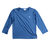 blueQuail Blue Rash Guard Swim Shirt for Kids