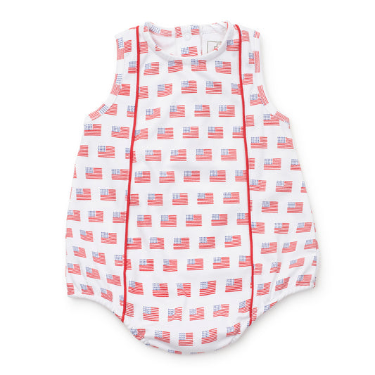  Lila and Hayes Charles Boys' Short Set - American Flag