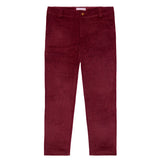 Burgundy Reinaldo Corduroy Boy Trousers 