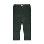 La Coqueta Olive Green Reinaldo Corduroy Boy Trousers
