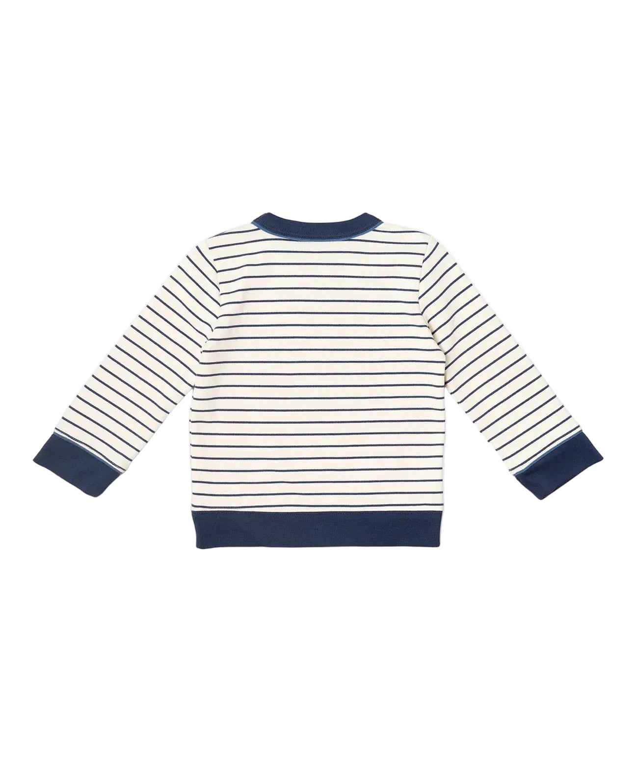 Oso & Me Remy Sweatshirt- Navy French Stripe
