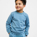 Oso & Me Remy Sweatshirt- Dusty Blue
